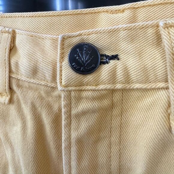 RAG AND BONE Mustard Yellow Straight Leg Jeans SIZE 27 - Picture 3 of 9